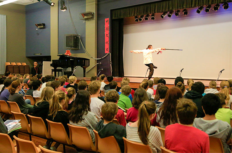 悉尼莫斯曼公立学校举行“中国文化日”主题活动（摄影 贺吉）