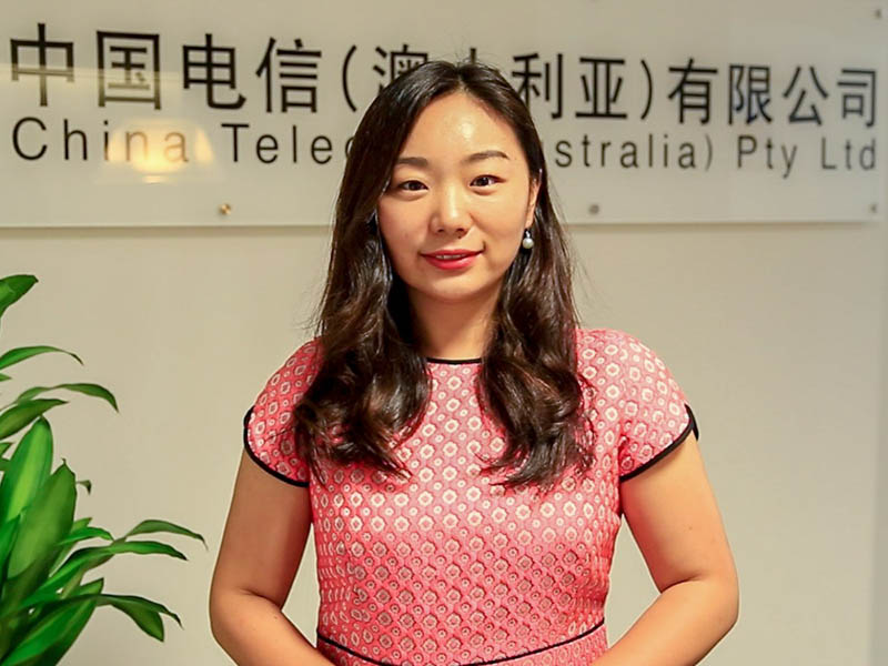 中国电信（澳大利亚）公司总经理叶萱通过人民网向广大网友拜年