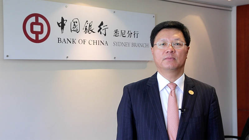 中国银行澳大利亚地区总经理兼总代表胡善君通过人民网向广大网友拜年