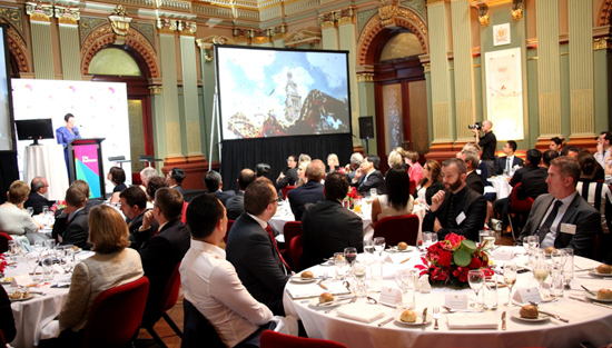 超过140位悉尼政商界代表出席了午宴。（摄影 马小龙）