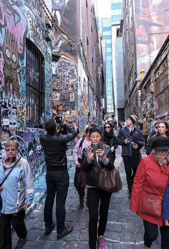 澳大利亚著名涂鸦街成瘾君子聚集地（高清组图）
