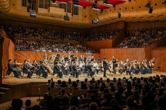 2023年11月28日，悉尼歌剧院，中国交响乐团 “2023澳大利亚巡演” 演奏现场。（摄影 张舒惠）