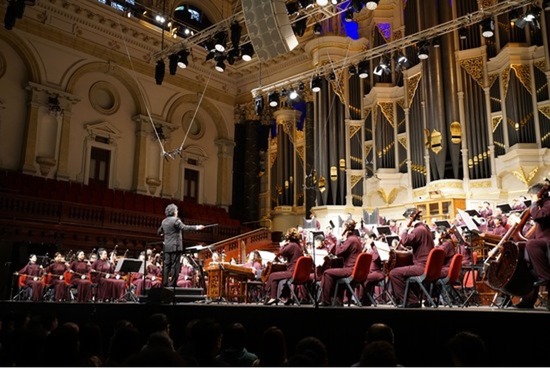 2023年12月21日，“中华风韵”音乐会在澳大利亚悉尼市政厅举行。（摄影 黄铮铮）