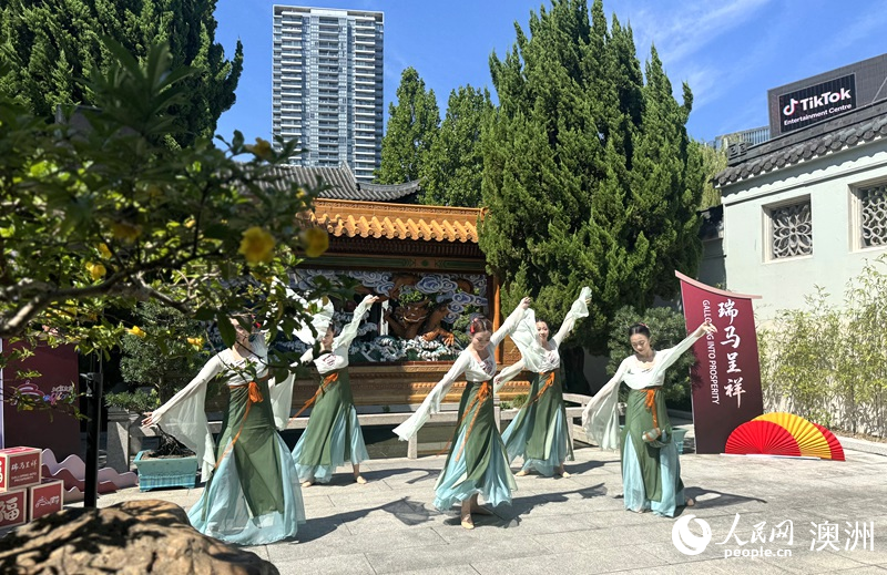 游园会现场文艺表演（摄影 王泉骄）