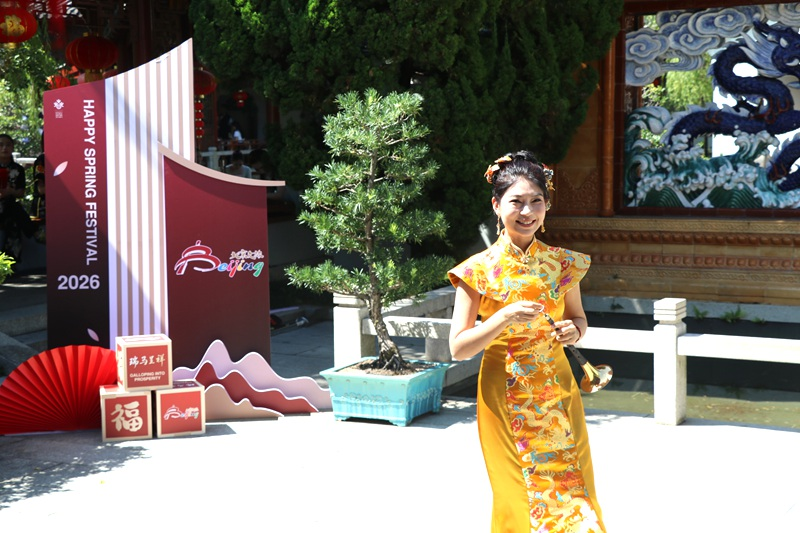 游园会现场文艺表演（摄影 王泉骄）